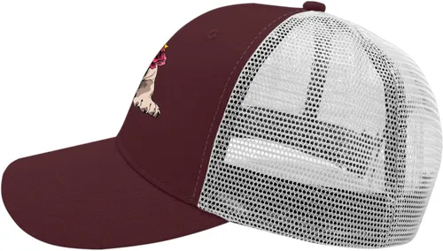 Vista 3 de Baseball Cap Pug Dog Dad Hat for Men Funny Denim Dad Hat Adjustable