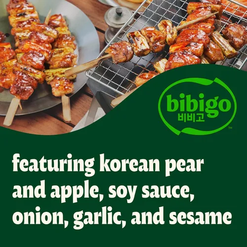 Vista 4 de BIBIGO salsa barbacoa coreana, frasco de 16.9 onzas.