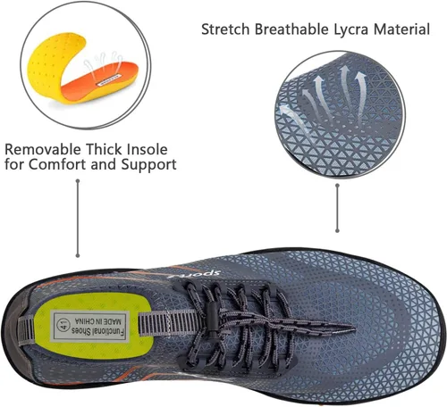 Vista 2 de WateLves - Zapatos de agua para hombres y mujeres, con sensación de estar descalzo, para natación, playa, piscina, surfear, hacer yoga o ejercicio