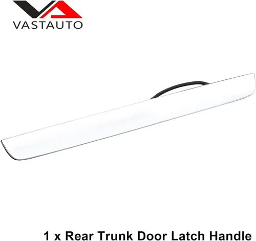 Vista 6 de Moldeado de acabado cromado para manija del portón trasero para Nissan Pathfinder 2013-2019 Reemplaza # 90810-9PG0A Moldura de adorno del mango