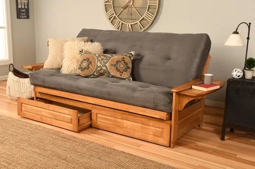 Vista 19 de Kodiak Furniture - Juego de futón, blanco, Madera Tela, Canadá