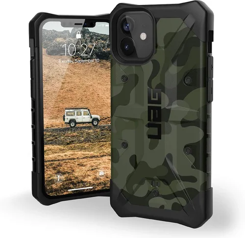 Vista 16 de URBAN ARMOR GEAR UAG - Funda protectora de plasma transparente diseñada para iPhone 12 Mini 5G [pantalla de 5.4 pulgadas], resistente, ligera