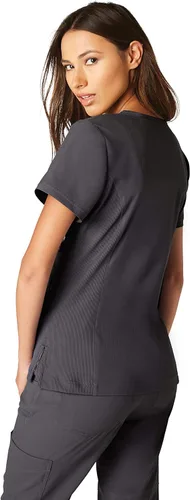 Vista 2 de KOI Lite Philosophy - Camiseta médica de 3 bolsillos para mujer