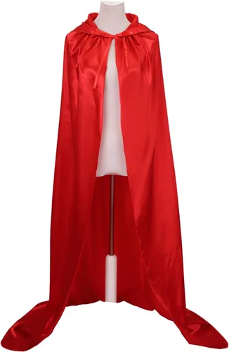 Vista 3 de Unisex Hooded Halloween Christmas Cloak Costumes Party Cape