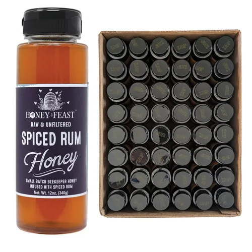 Vista 54 de Honey Feast Flower Powered Allergy Blend 10 veces miel, 12 onzas
