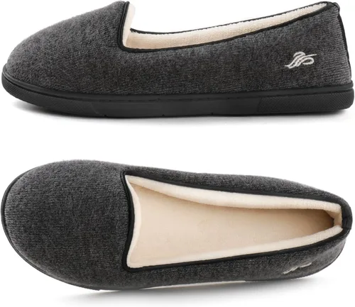 Vista 7 de Wishcotton Pantuflas ligeras de espuma viscoelástica para mujer, cómodas y antideslizantes, para interiores y exteriores