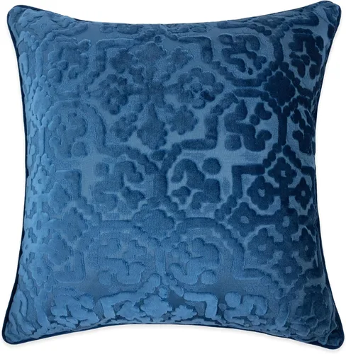 Vista 2 de Funda de almohada moderna de terciopelo (juego de 2 unidades, 12 x 20 pulgadas, gris)