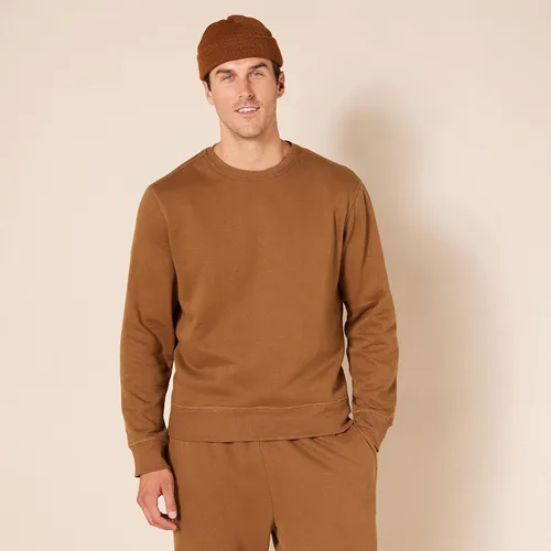 Vista 6 de Tienda Essentials - Sudadera de vellón con cuello redondo para hombre (disponible en tallas para grandes y altos)