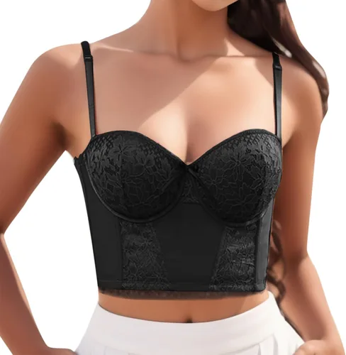 Vista 2 de Open Nipple Lingerie for Women Womens Bralette Faory Dress Bathing Suit Previous New 2023 V Cut Sports Bras for Women