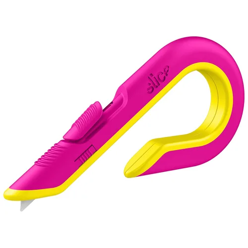 Vista 5 de Corte de caja Slice, cuchillo utilitario de potencia industrial, cuchilla de cerámica segura que dura 11 veces más que la de metal, color salvia, 1