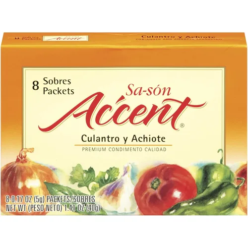 Vista 8 de Sa-son Accent - Condimento con Culantro y Achiote, 36 paquetes, 0.17 onzas (paquete de 15)