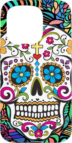 Vista 13 de Funda para iPhone 11 Pro Max Day of the Dead Sugar Skull