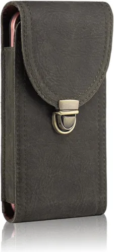 Vista 9 de Funda de piel para cinturón con clip para teléfono celular Belt Holster fit for iPhone 17 Pro Max 16 Pro Max 15 Pro Max Samsung Galaxy S26 Ultra