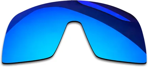 Vista 4 de Shadespa Lentes de repuesto polarizadas para gafas de sol Oakley Sutro OO9406, color negro jade + plateado escarcha + azul lago + amanecer ámbar