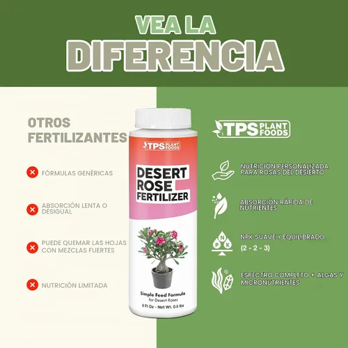 Vista 4 de Fertilizante de rosa del desierto, alimento líquido para plantas para más