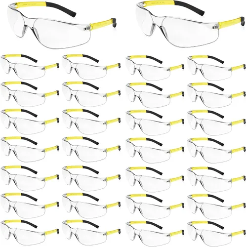 Vista 13 de Salfboy Clear Safety Glasses Bulk for Men, Ansi Z87.1 Protective Eyewear