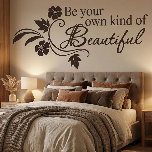 Vista 7 de Be Your Own kind of Beautiful", calcomanía de pared, COMINHKPR91952
