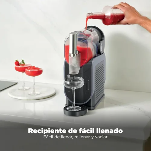 Vista 8 de Ninja SLUSHi FS301LAA FS301LAA - Máquina para hacer bebidas congeladas y granitos con tecnología RapidChill, 2.6 L (88 oz), 5 programas automáticos