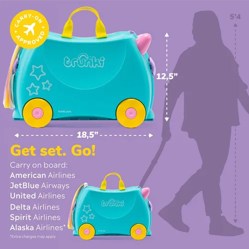 Vista 2 de Trunki - Maleta de viaje y equipaje de mano para niños), 0287