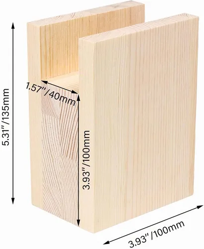 Vista 6 de 2 elevadores de cama para muebles, elevadores de cama resistentes en alturas de 4 pulgadas (añadir altura de 3.9 in)