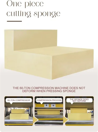 Vista 5 de Sofá modular de gran tamaño de 79 pulgadas, asiento profundo, sofás grandes y cómodos, cojín suave con relleno en forma de L, modular para sala