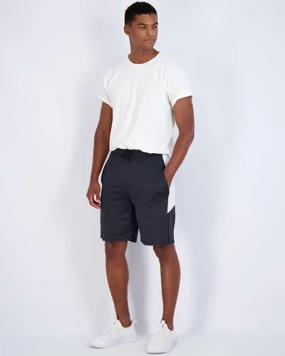 Vista 5 de Real Essentials Paquete de 5 para hombre pantalones cortos Dry-Fit de 9" - Gimnasio atlético, entrenamiento, baloncesto, correr, bolsillos casuales