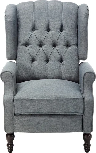 Vista 4 de Sillón reclinable, de la marca Elizabeth Tufted, Tela, Carbón Carbón vegetal