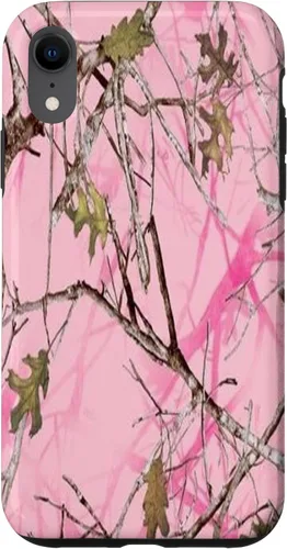 Vista 24 de Funda para iPhone 11 Pro Max con diseño de cazador de patos, color rosa
