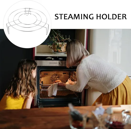 Vista 5 de 4pcs Stainless Steel Cooking Steam Rack for Pressure Cookers