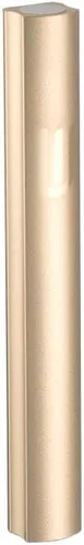 Vista 3 de Mezuzah de aluminio, espinilla plana de 4.7 in, impermeable (negro)