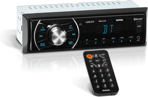 Vista 7 de Sound Storm Laboratories SDC26B Estéreo para automóvil - Din único, audio Bluetooth y llamadas manos libres, micrófono integrado, reproductor