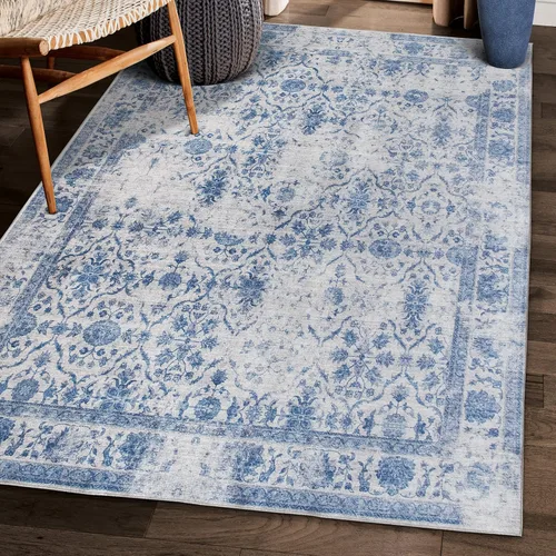 Vista 5 de ReaLife - Alfombra ecológica lavable a máquina, resistente a las manchas, sin desprendimientos, antideslizante, apta para familias y mascotas