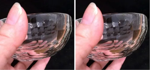 Vista 9 de Amlong Crystal Mini cuenco de cristal facetado transparente de 3 pulgadas