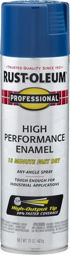 Vista 8 de Rust-Oleum 7515838 Pintura en aerosol de esmalte profesional de alto rendimiento, 14 onzas, aluminio