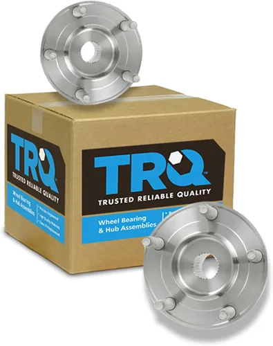 Vista 166 de Conjunto de rodamiento de rueda delantera de 2 piezas y buje TRQ Compatible con Pontiac Solstice 2006-2009 Saturn Sky 2007-2010