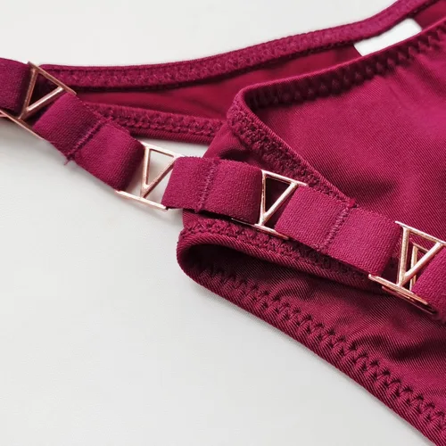 Vista 4 de Meshal Tanga sexy para mujer, bragas de algodón, con espalda en T, 5 unidades, hipster 1908-4pack