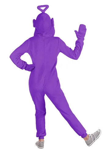 Vista 2 de Disfraz de Mono Tinky Winky de Teletubbies para Adultos Multicolor