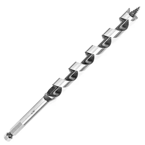 Vista 34 de Broca de taladro de 1-1/2 pulgadas x 9 pulgadas para madera, vástago hexagonal de 1-1/2 pulgadas, broca larga para madera suave y dura, plástico