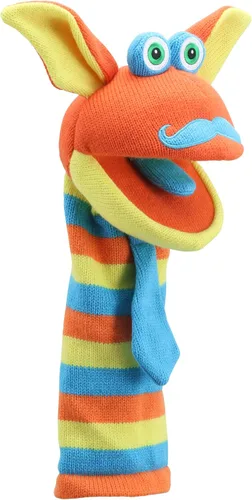 Vista 5 de The Puppet Company - Marioneta de punto - Mango, 15 pulgadas