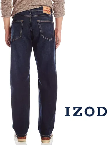 Vista 2 de IZOD Pantalones de mezclilla Comfort Stretch para hombre