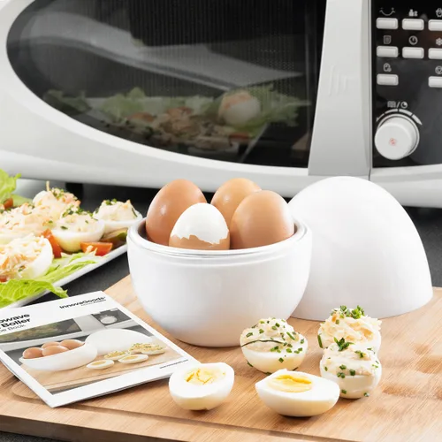 Vista 2 de Cuecehuevos para Microondas con Recetario Boilegg InnovaGoods