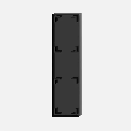 Vista 3 de Veradek Pure Series Midori - Bandeja negra de 39 pulgadas (paquete de 2)
