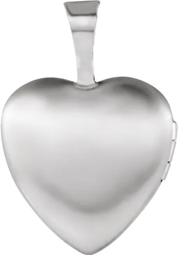 Vista 3 de Dazzlingrock Collection Medallón de corazón con cruz para mujer, plata de ley, Plata esterlina