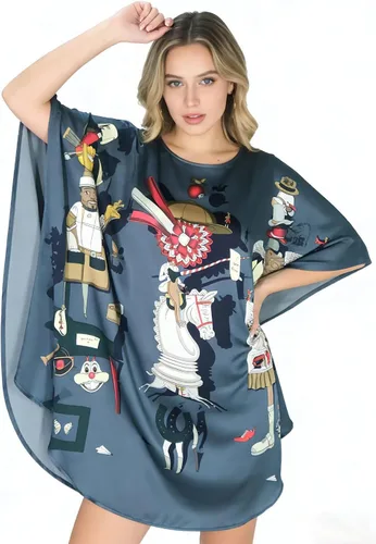 Vista 14 de Pijama de seda 100% para mujer, batas de baño de seda para mujer, batas de kimono de seda, batas de baño con mangas de muñeca, estampado floral