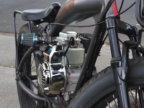 Vista 3 de Etapa 2 Kit colector curvo de carreras de rendimiento deslizante tubo de admisión Carb para Lifan 79cc 105cc Motor, Phatmoto Gas Bike, Monster Mega