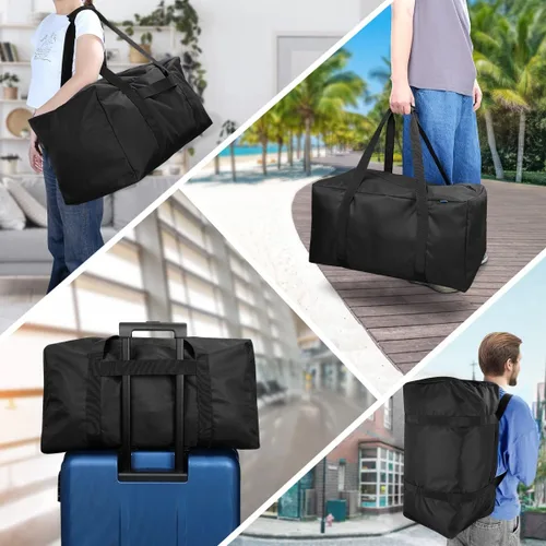 Vista 7 de COOLBEBE Bolsa de viaje de 24 x 12 x 12 pulgadas, 53 L de tamaño mediano