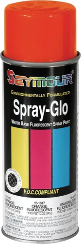 Vista 4 de Seymour 16-1621 Spray-Glo - Pinturas a base de agua, azul fluorescente de 12 onzas (paquete de 1)