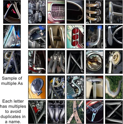 Vista 3 de Personal-Prints Decoración personalizada de automóviles o regalo para el mecánico, entusiasta de los automóviles clásicos o los automóviles. Regalo