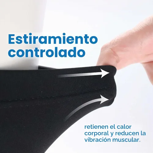 Vista 8 de LP IM710 Shield - Manga acolchada de compresión para piernas para hombres y Negro