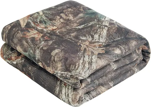 Vista 10 de WINWAY Malla silenciosa de camuflaje de arpillera 300D para caza, sombrilla de camping, ocultación, persianas de tiro Desierto digital